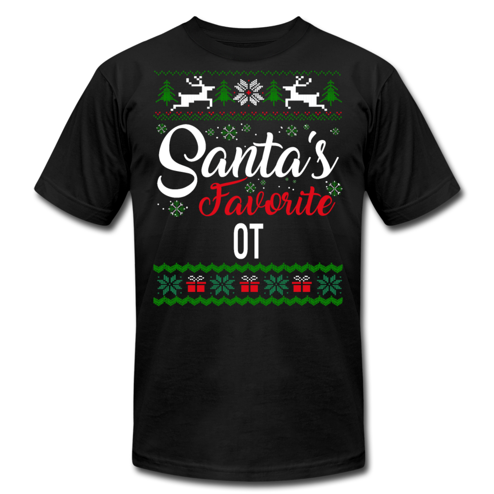spod Santas Favorite OT Christmas Ugly Sweater - black